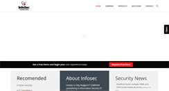 Desktop Screenshot of infosectechno.com